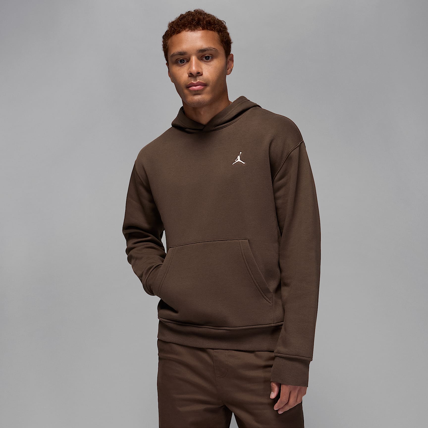 フレームワーク 25AW 両面フリースオーバーシャツ 長袖 F ブラウン NIKE公式】ジョーダン ブルックリン フリース メンズ プルオーバー